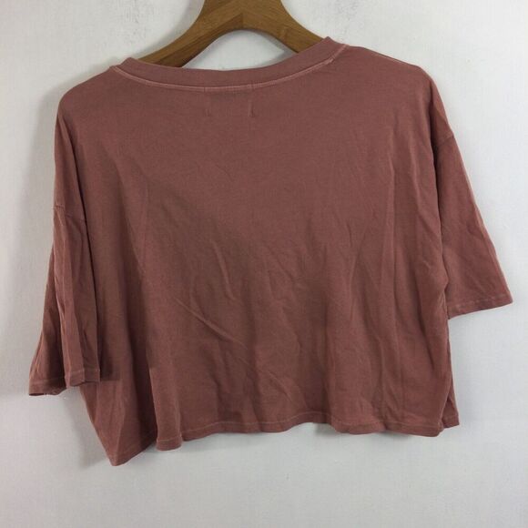 Wildfox Coca-Cola Fanta Grape Alhambra Crop T-Shirt Top Pigment Ash Rose M NWT - Picture 7 of 9